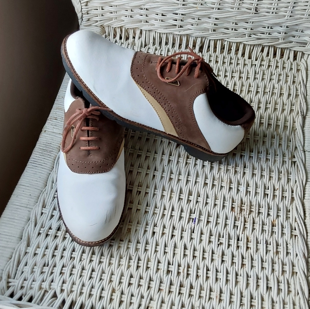 Reebok Brown and White Men's Oxfords